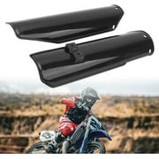 2pcs Fork Guards Covers, Impact Resistant Front Fork Support Guard, Front Shock Absorbing Cover for CRF50 CRF70 CRF80, Black